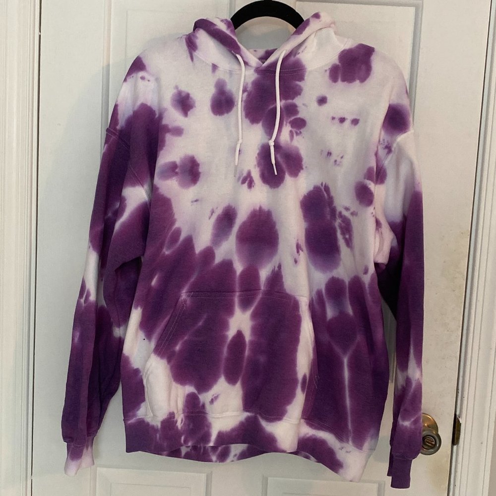 Purple Tie Dye Hoodie